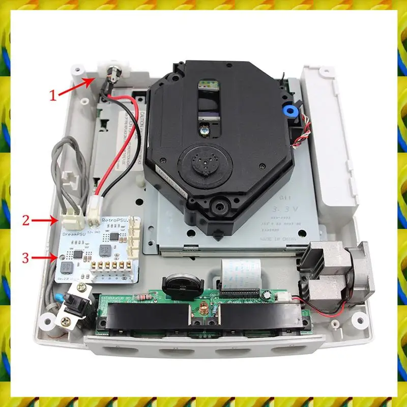 WFF 1 Piece Rev2.0 Dream PSU 12V Power Supply Board Replacement Parts For SEGA Dreamcast Game Console Replacement Parts