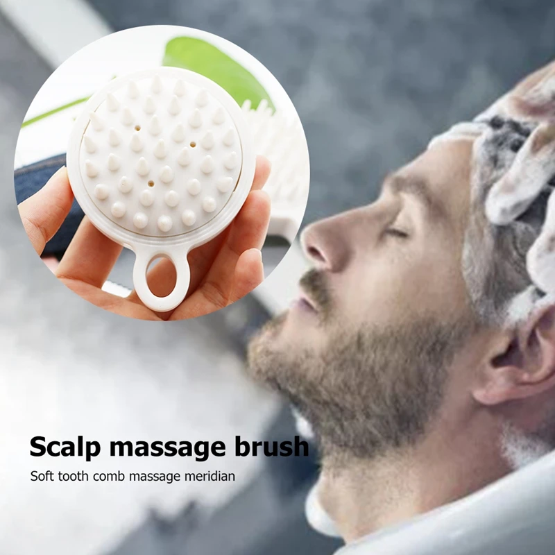 Scalp Massager Shampoo Brush, Wet And Dry Manual Scalp Massage Brush, Can Exfoliate And Remove Dandruff