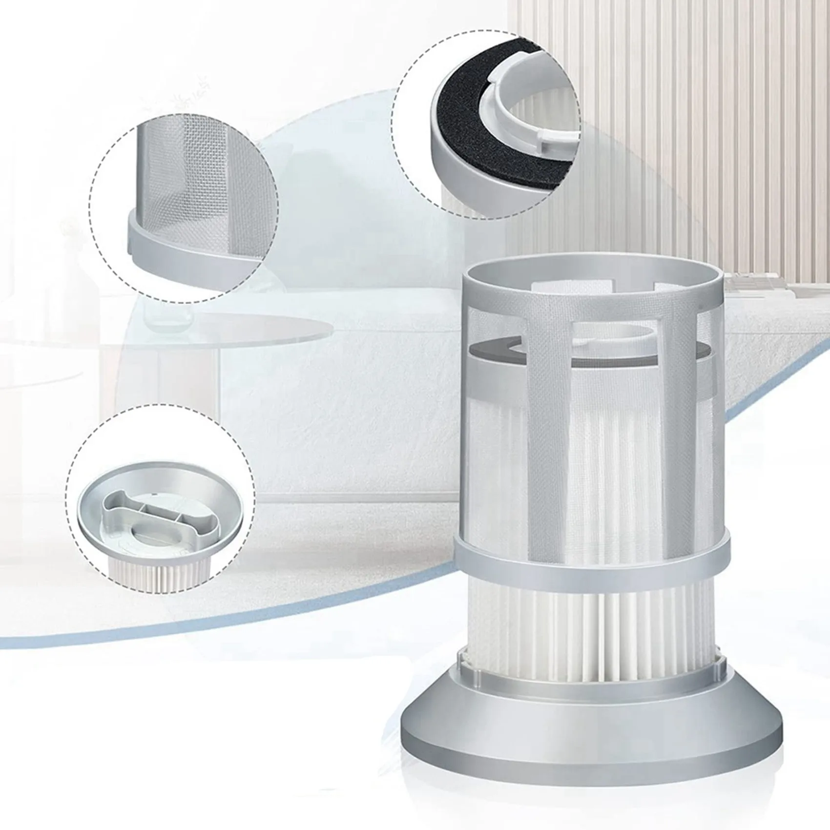 فلتر بديل ABUD-2X لمكنسة بيسيل 2156A، 1665، 16652، 1665 وات، مقارنة بالجزء 1613056