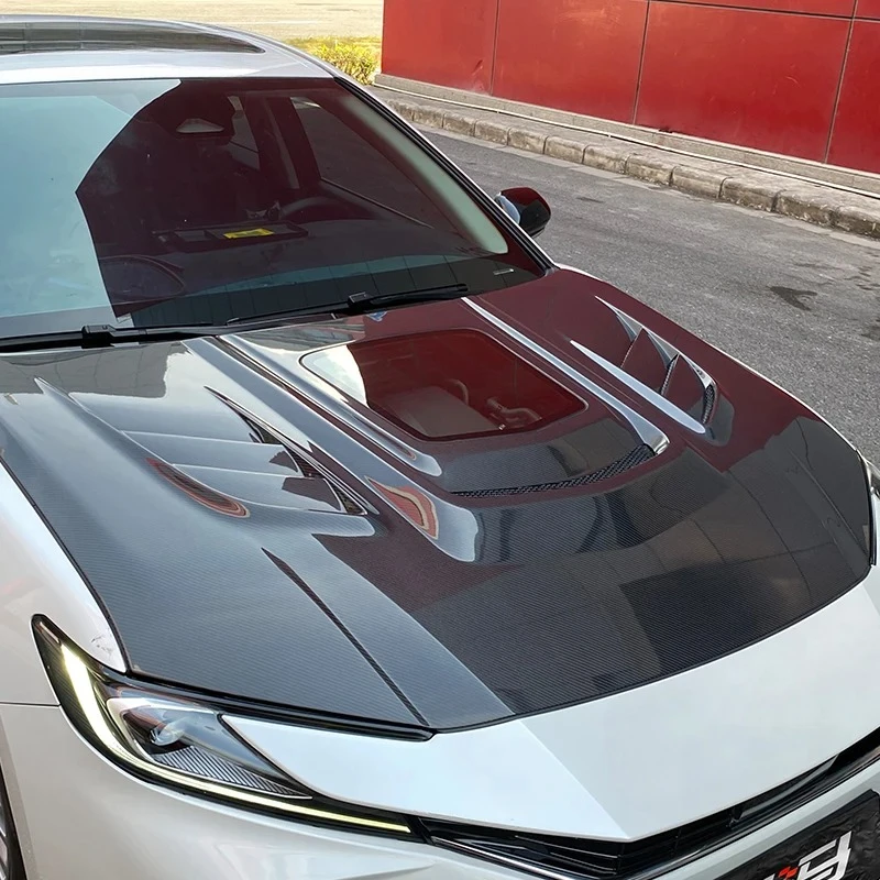 

Carbon Fiber Car Engine Hood For Toyota Camry 9th DM Style Carbon Fiber Engine Cover