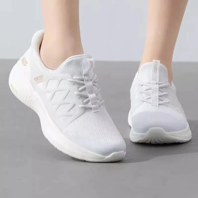 

Skechers Women's sports shoes Summer new fashion breathable casual shoes Lightweight comfortable walking shoes
