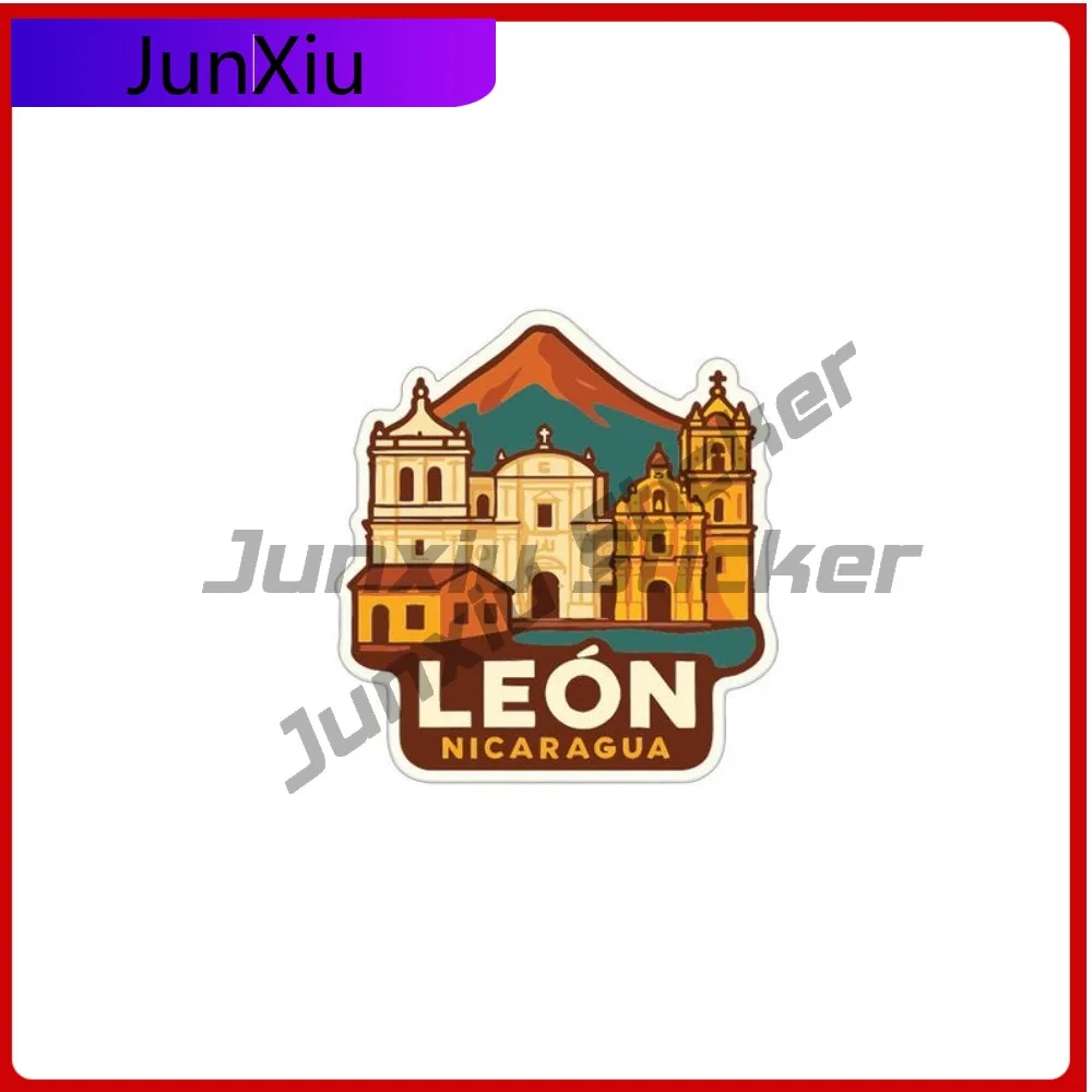 

Leon Nicaragua City Sticker Cover Scratches Accessories Suv Case Motorcycle Helmet Vinyl Decal Custom Decals Stickers For Car
