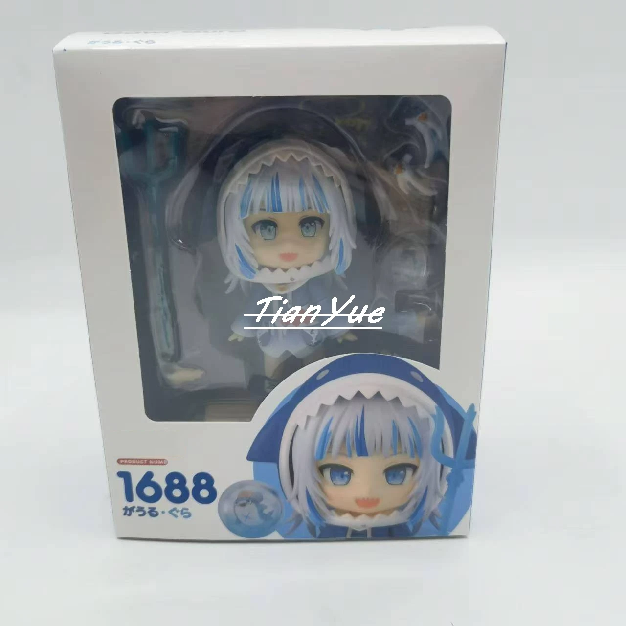 Аниме Gawr Gura 1688 милая Hololive Girl шарнирная фигурка модель игрушки Рождественский подарок 10 см