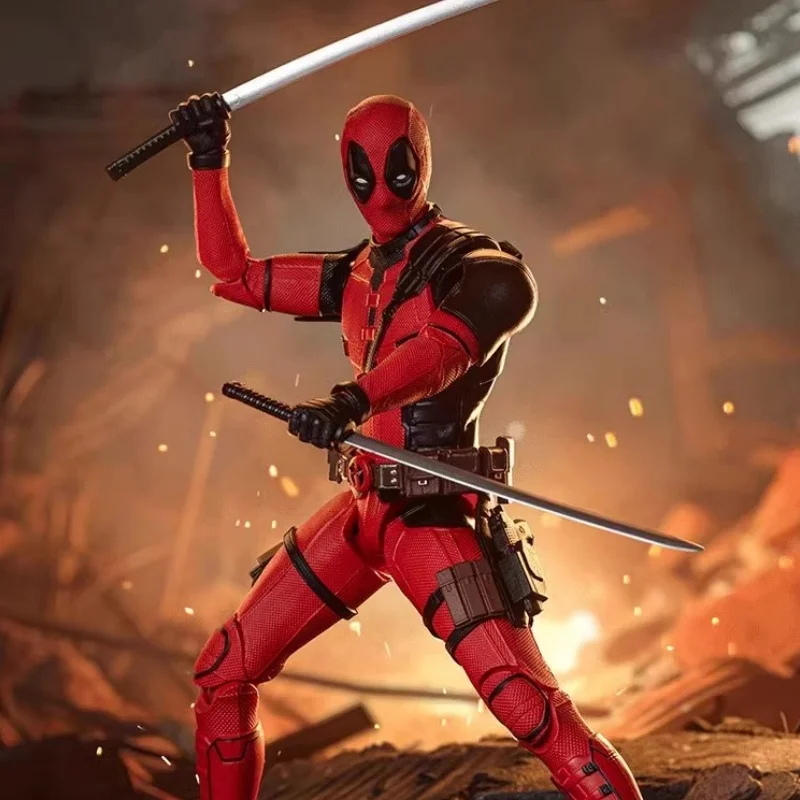 New Deadpool 1/10 action figure ZD original X-Men Dog Pool Wilson model movie SHFiguarts Tide play toy children doll gift