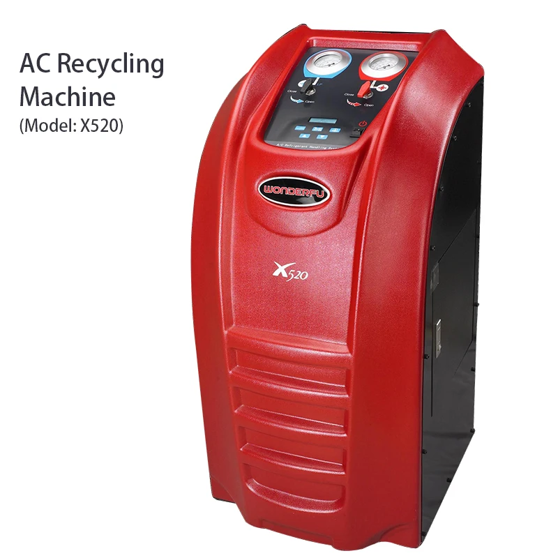X-520 Car air Conditioning System Care Equitment / R134a Car Air Conditioning Refrigerant Recover / Vacuum and Recharge Machine