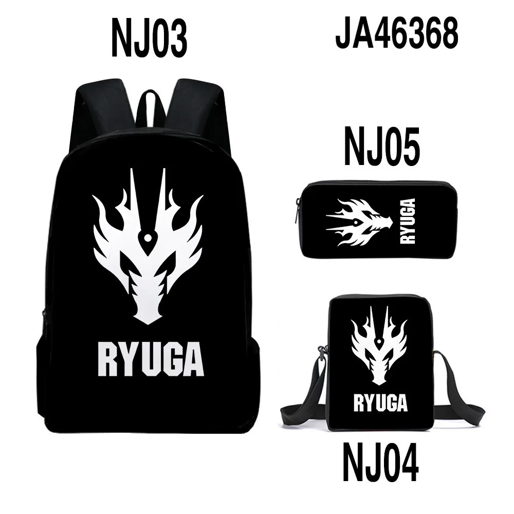 Classic Popular Kamen Rider 3D Print 3pcs/Set pupil School Bags Laptop Daypack Backpack Inclined shoulder bag Pencil Case
