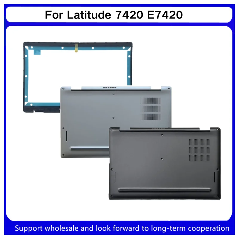 New For Kailxuling Latitude 7420 E7420 B D Shell Front Bezel Cover/ Bottom Case Base Cover 0K15VD 0H4XRY 0MYMW1 0FPRF8 0H24WG