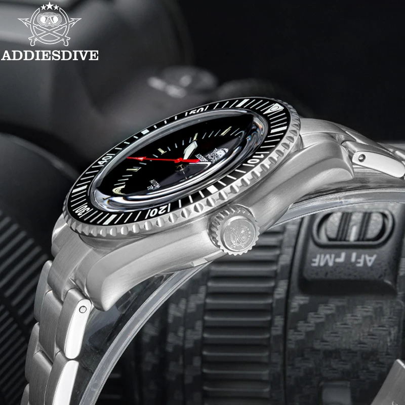 ADDIESDIVE NH35A Men Sapphire Crystal Watches 200m Waterproof BGW9 luminous Japan Automatic Mechanical Clock Stainless Steel