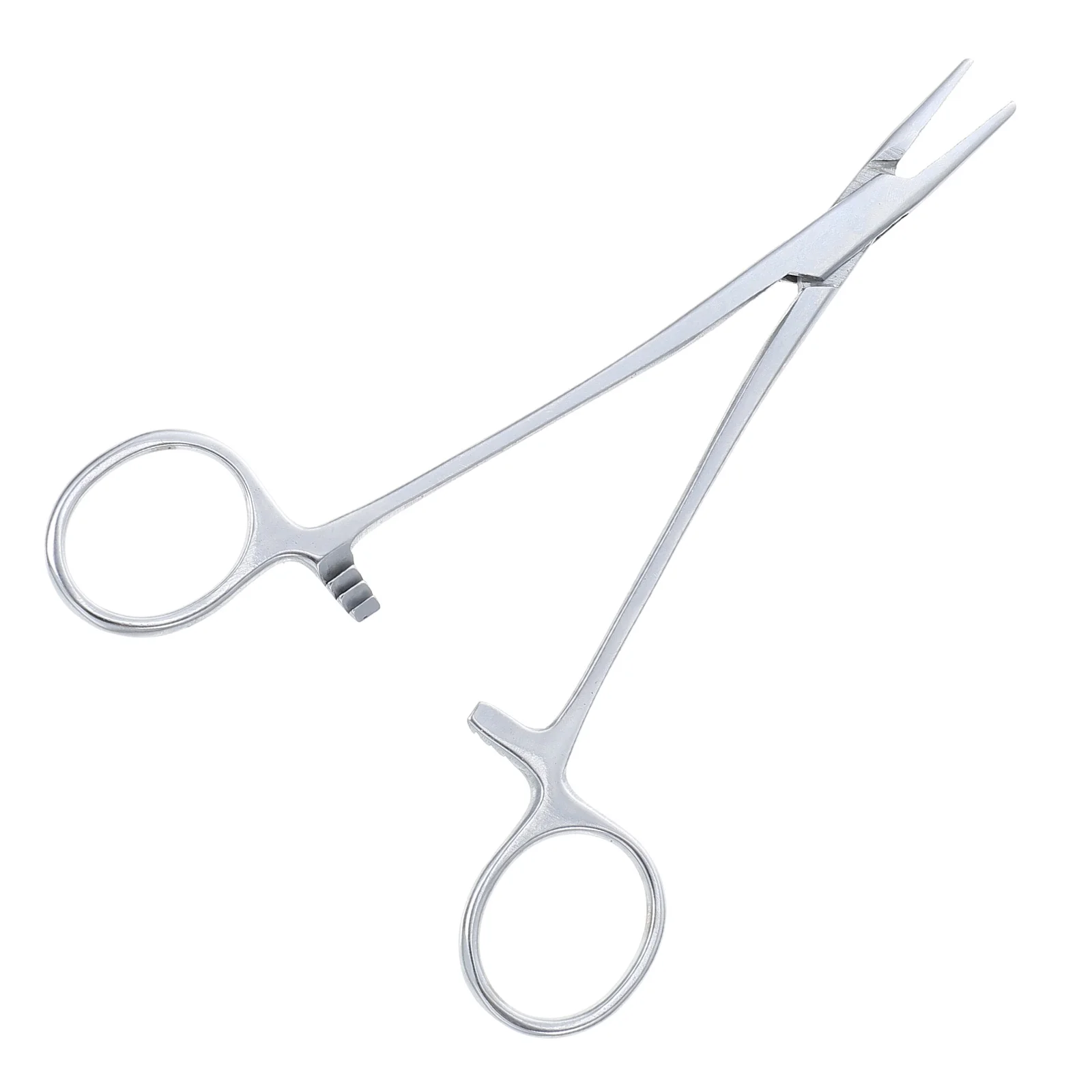 1pc Hemostatic Forcep Needle Holding Plier For Pig Cattle Sheep (Silver) Surgical Scissor Operating Scissor