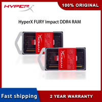 HyperX FURY Impact DDR4 RAM 16GB SODIMM Memory 3200MHz 2400 2666MHz PC4-19200 21300 25600 for Notebook Laptops 8GB 3200MHz
