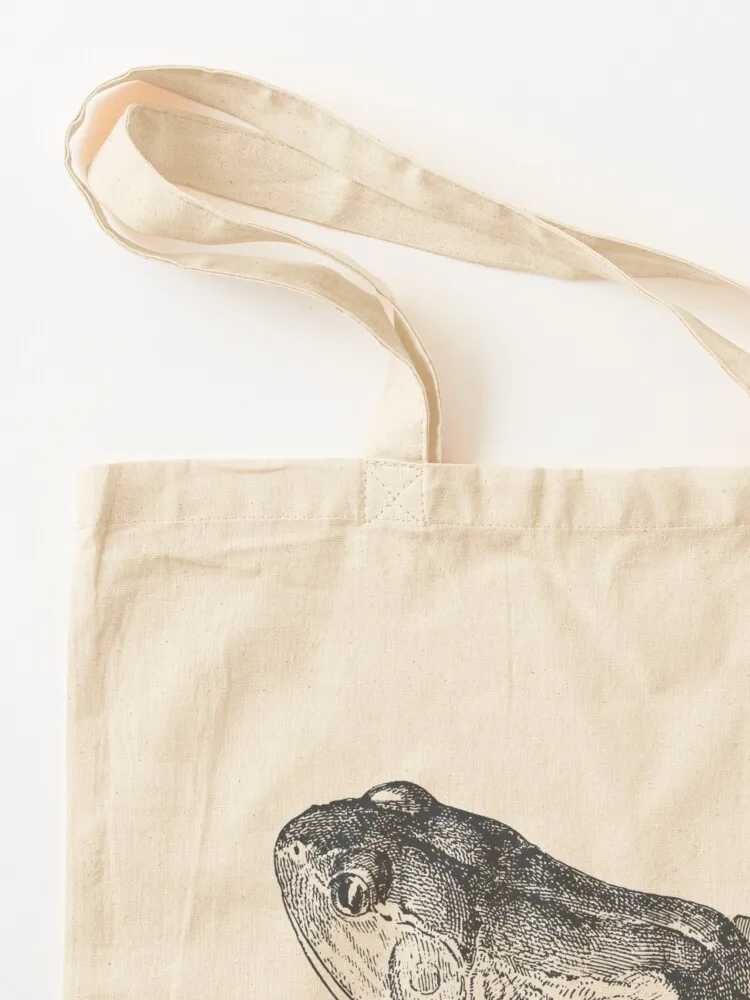 الثور الضفدع خمر الخشب نمط التوضيح حمل حقيبة أكياس مخصصة حقائب للهدايا حقيبة تسوق محمولة