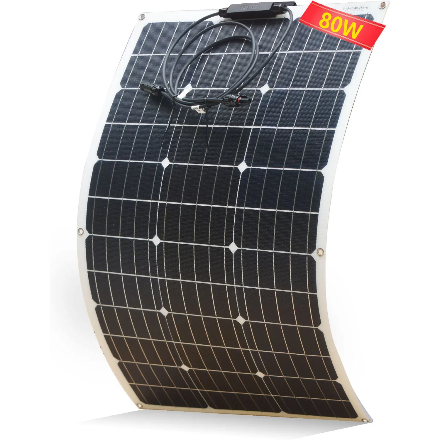 Solar Panel 18V 80W 160W 90W 180W ETFE Flexible Solar Panel Monocrystalline Solar Cell 1000Watt Home System Kits RV Boat Car