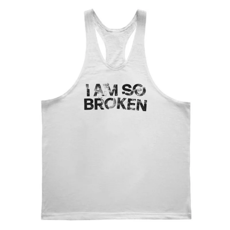 Canotta da palestra per uomo, tracolla sottile con retro scollato, traspirante per esercizi, adatta per allenamento fitness, bodybuilding