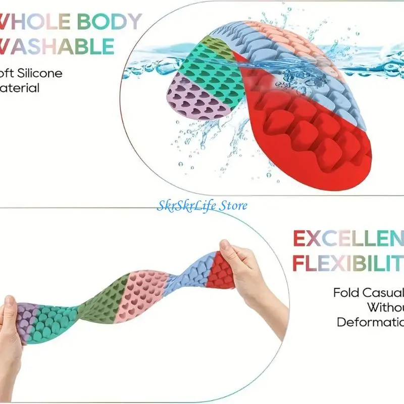 E65E Protective Ergonomic Hand Cushion With Heart For Comfortable Typing