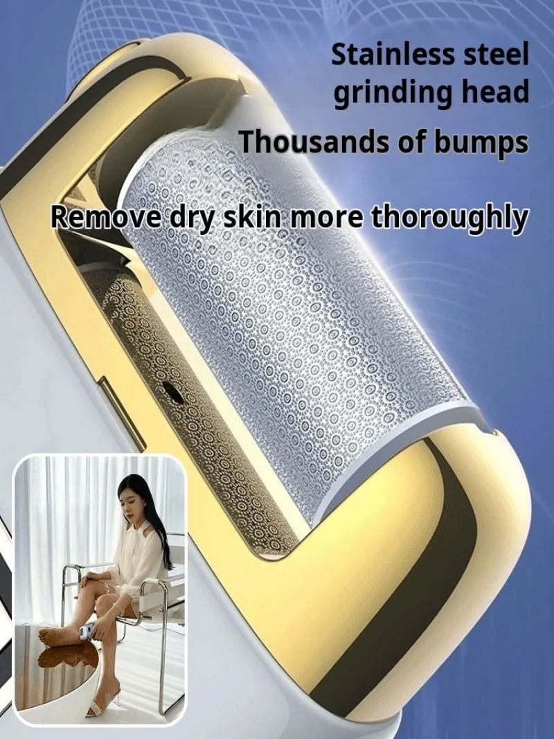 Heel Exfoliator Electric Foot Polisher Tool Callus Remover Foot Grinder Foot Exfoliator Pedicure