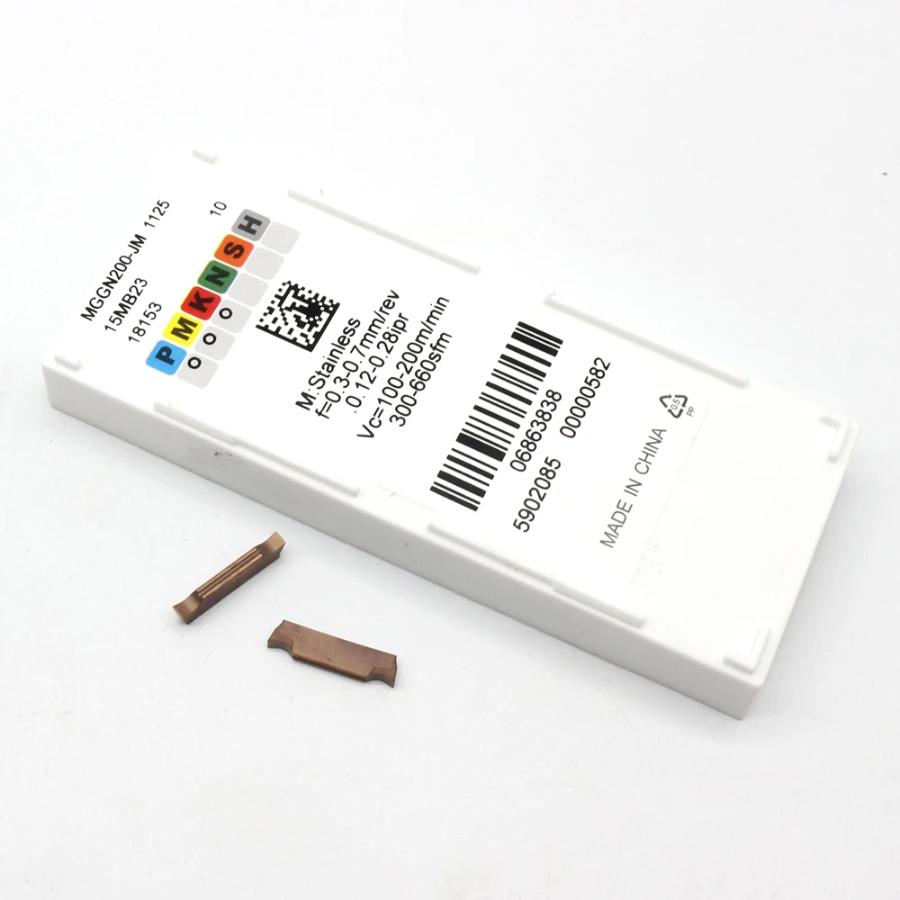 MGGN150 MGGN200 MGGN250 MGGN300 MGGN400 MGGN500 R L JM 1125 insertos de carburo ranura hoja de ranurado CNC herramienta de corte de torno