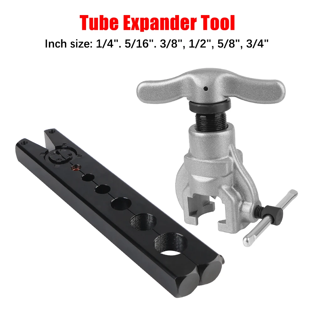 

CT-806 Refrigeration Water Gas Brake Copper Pipe Flaring Tool Reamer Flaring Tool Copper Tube Expander 45 Degree Angle Eccentric