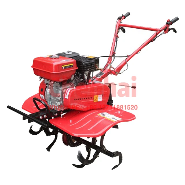 micro tillage machine Household micro-tiller Mini chain track cultivator Chain track micro cultivator