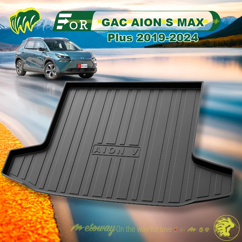 

For GAC AION V Plus 2020-2024 Custom Fit Car Trunk Mat All Season Black Cargo Mat 3D Shaped Laser Measured Trunk Liners