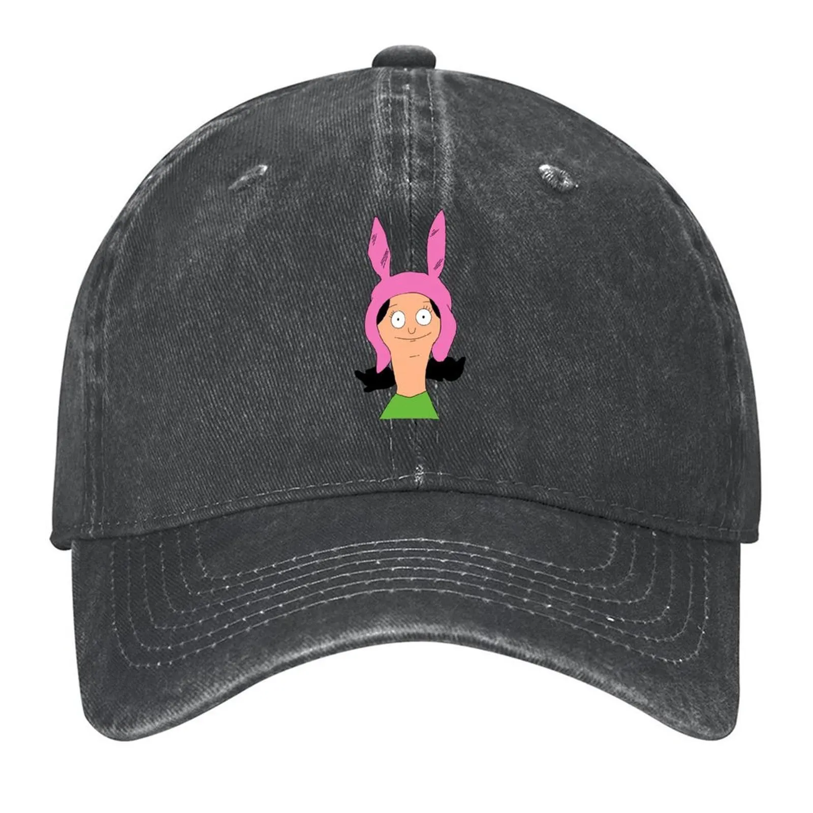 

Louise - Bunny Hat Baseball Cap black New Hat Military Cap Man Sun Hat For Children Women Beach Fashion Men's