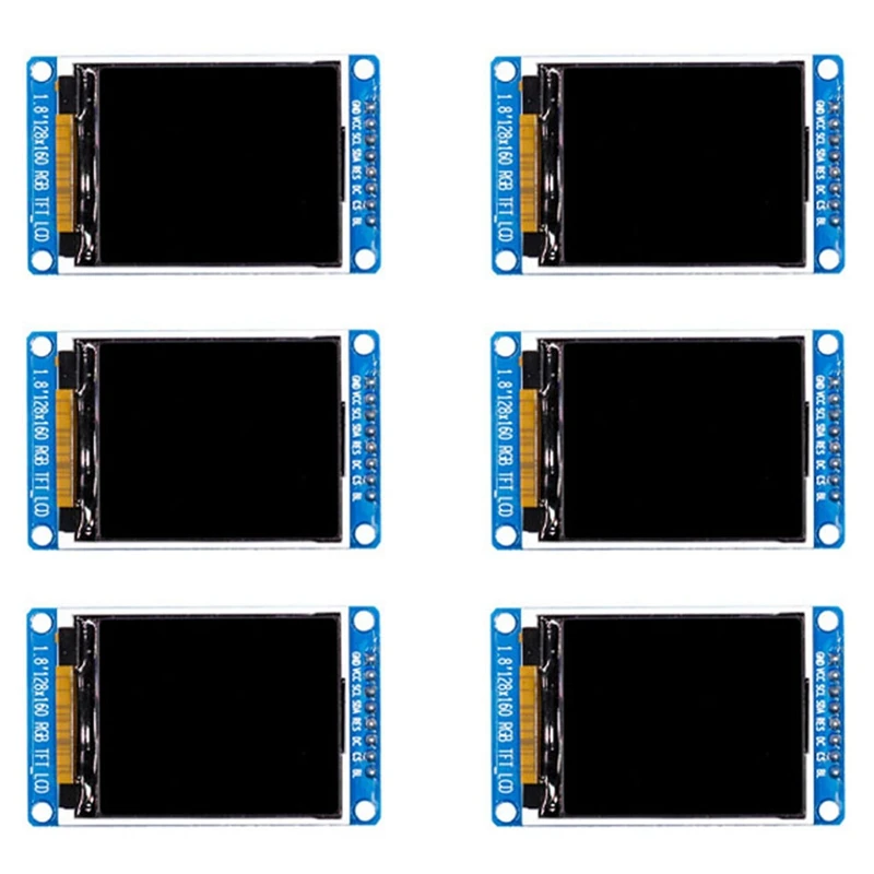 Полноцветный ЖК-дисплей 1,8x3,3 дюймов, модуль дисплея x RGB SPI TFT, модуль ЖК-дисплея ST7735S в, сменный блок питания OLED