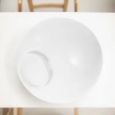 

Ball Shaped Lamp Shades Acrylic Round Outdoor Lamp Cover White Globe Replacement For Light Fixture Pendant