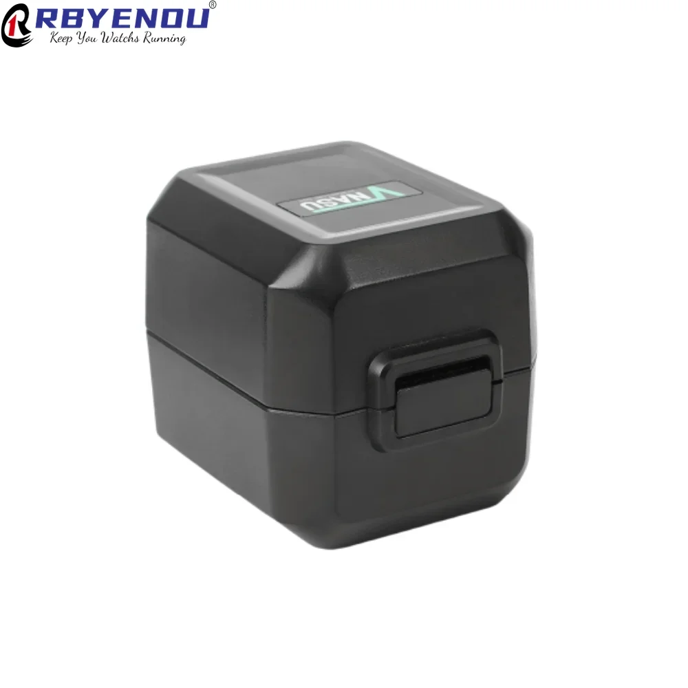 ABS Turnover Watch Case Box Personalized Customization of Brand Logo Convenient Snap Watch Storage Travel Busines Transportation