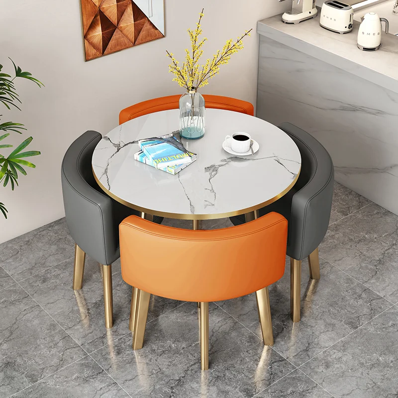 Nordic Round Modern Coffee Tables Mobile Design Luxury Elegant Funky Coffee Tables High Metal Stoliki Kawowe Home Furniture