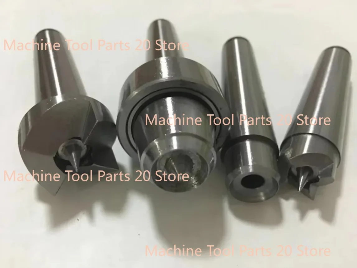 MT2 Live Center Wood Lathe 4pcs Set With 2Pcs Extra Replacement Tips ， Drive Spur Driver Dead Center
