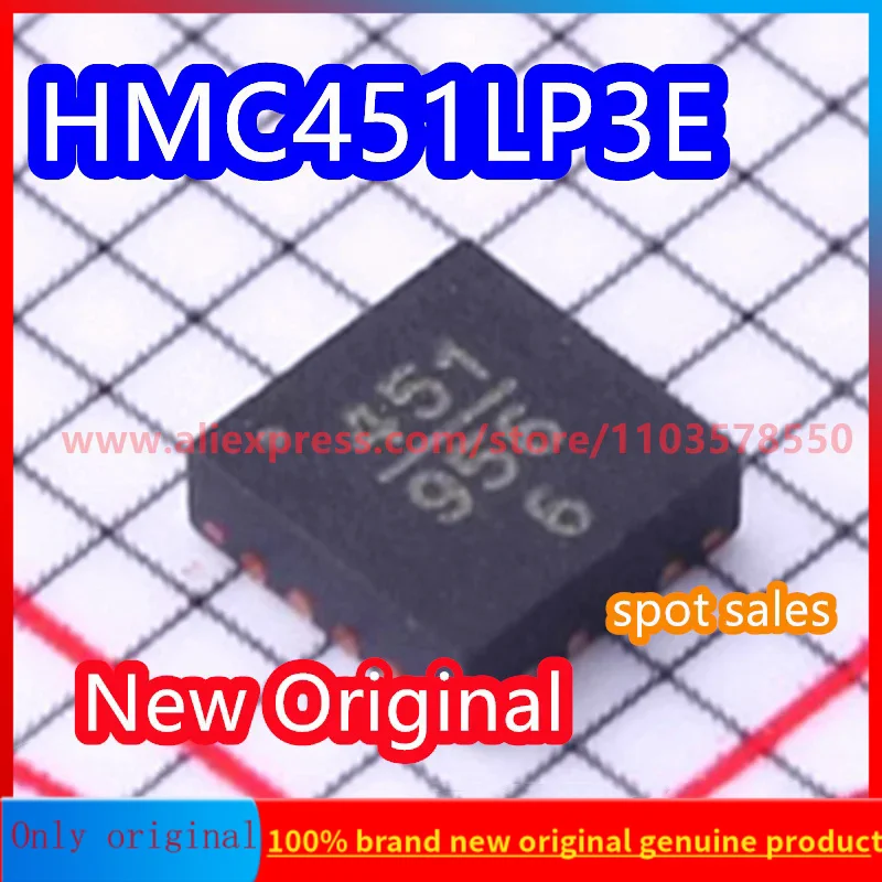 2PCS  HMC451LP3E code 451 RF chip HMC424ALP3E code 424A new original HMC384LP4E H384  HMC368LP4E  H368