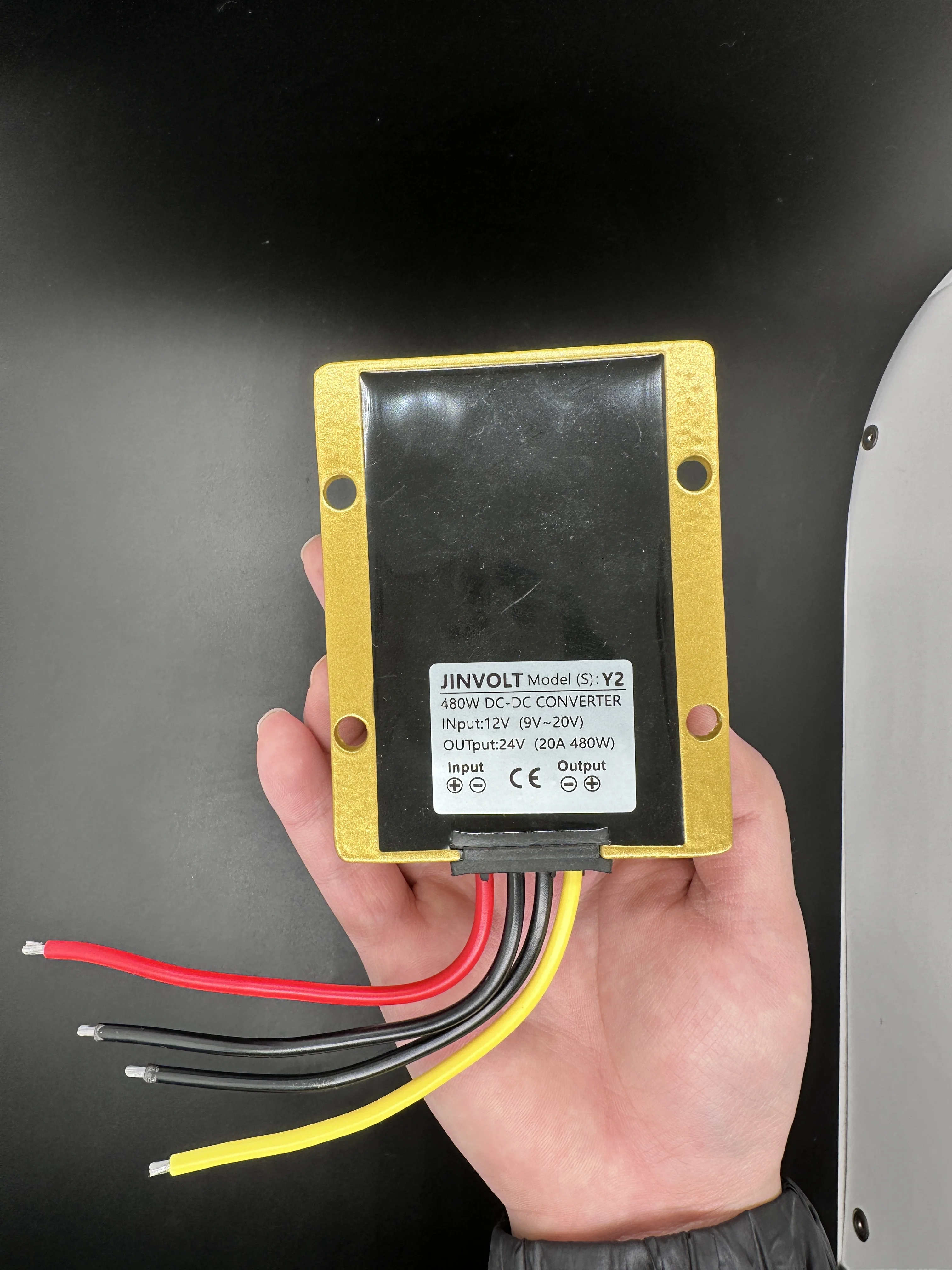 نسخة محسنة جديدة 12 فولت إلى 24 فولت محول تعزيز الطاقة DC-DC، مدخل 9 فولت-20 فولت، 24 فولت 5 أمبير/10 أمبير/20 أمبير، مخرج 120 وات/240 وات/480 وات