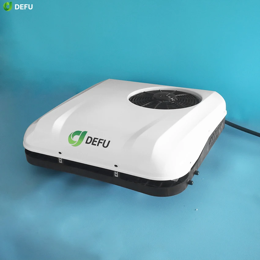 Rooftop 48 فولت 60 فولت 72 فولت الكهربائية 24 فولت وقوف السيارات 12 فولت سيارة تكييف الهواء 12 فولت شاحنة مكيف الهواء للتخييم Rv #3