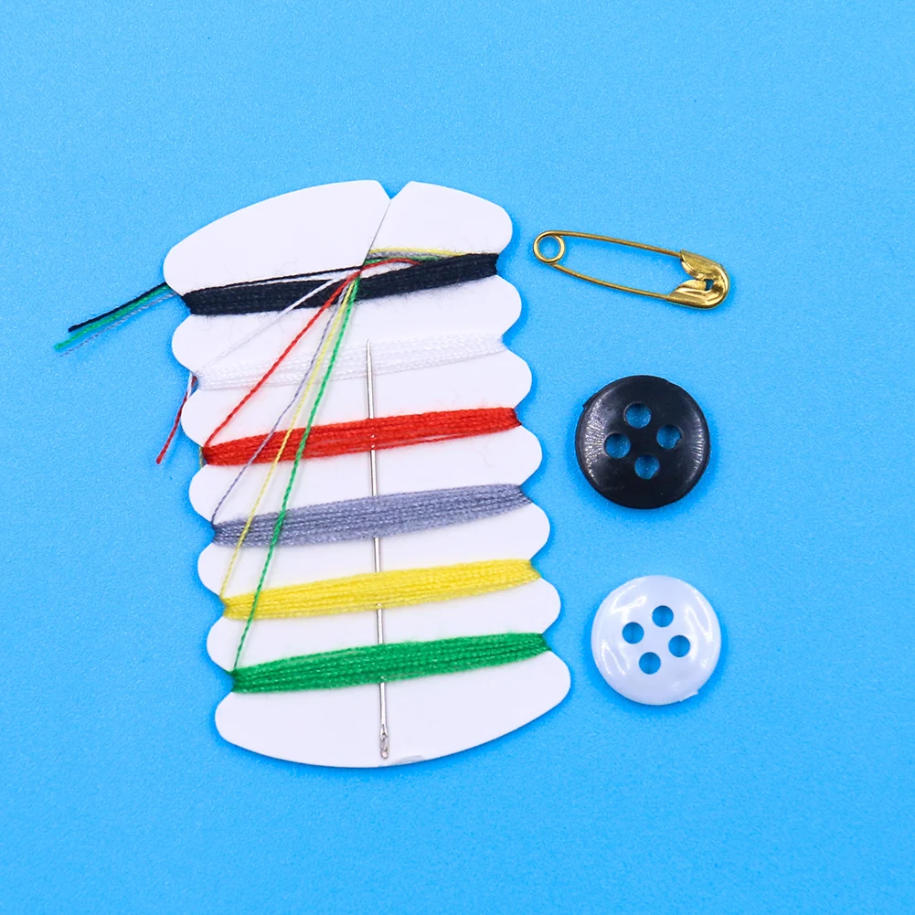 

10PCS Home Portable Mini Colour Thread Sewing Kit DIY Thread Set for Hotel Travel Disposable Sewing Kit for Hand Sewing