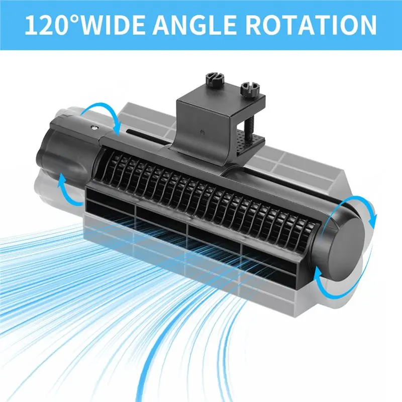 SHGO-Aquarium Chiller Cooling Fan Auto Fish Tank Cooler With Adjust Knob Cross-Flow Broad Airflow 4W