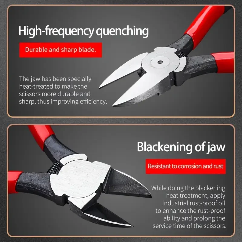 5/6 polegadas universal fio stripper cortador mini alicate de corte diagonal multifuncional ferragem ferramentas manuais eletricista