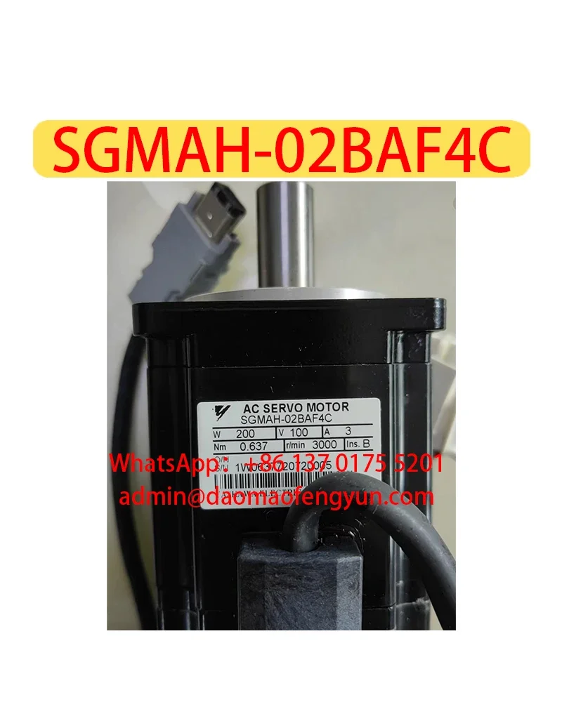 

SGMAH-02BAF4C Brand New Servo Motor SGMAH 02BAF4C，Fast shipping
