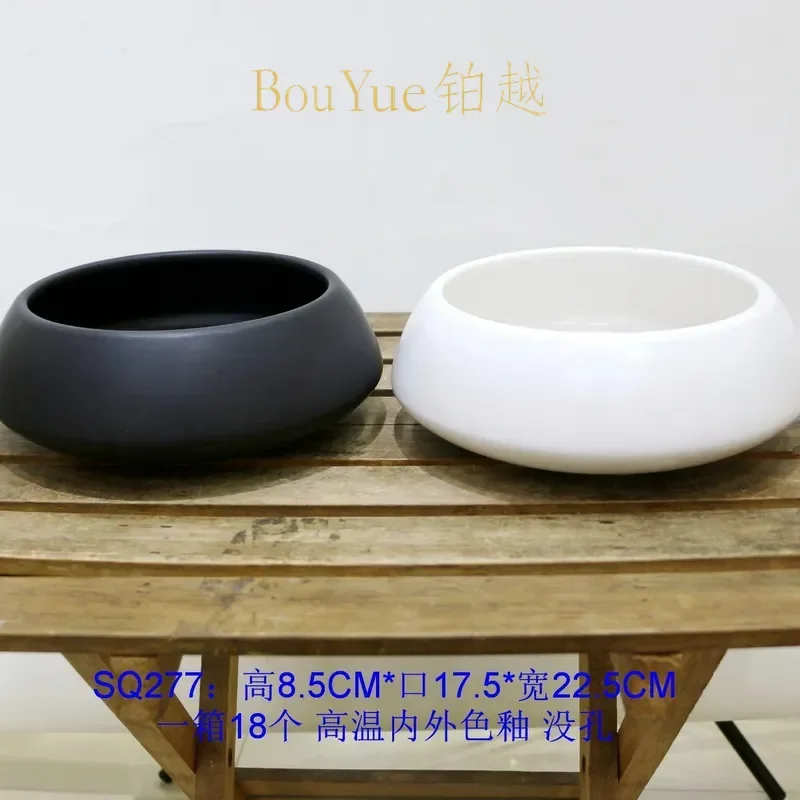 Nordic Ceramic Vase Creative Flower Pot Modern Home Decor Gardening Craft Phalaenopsis Simulation Flower Arrangement Art Ware