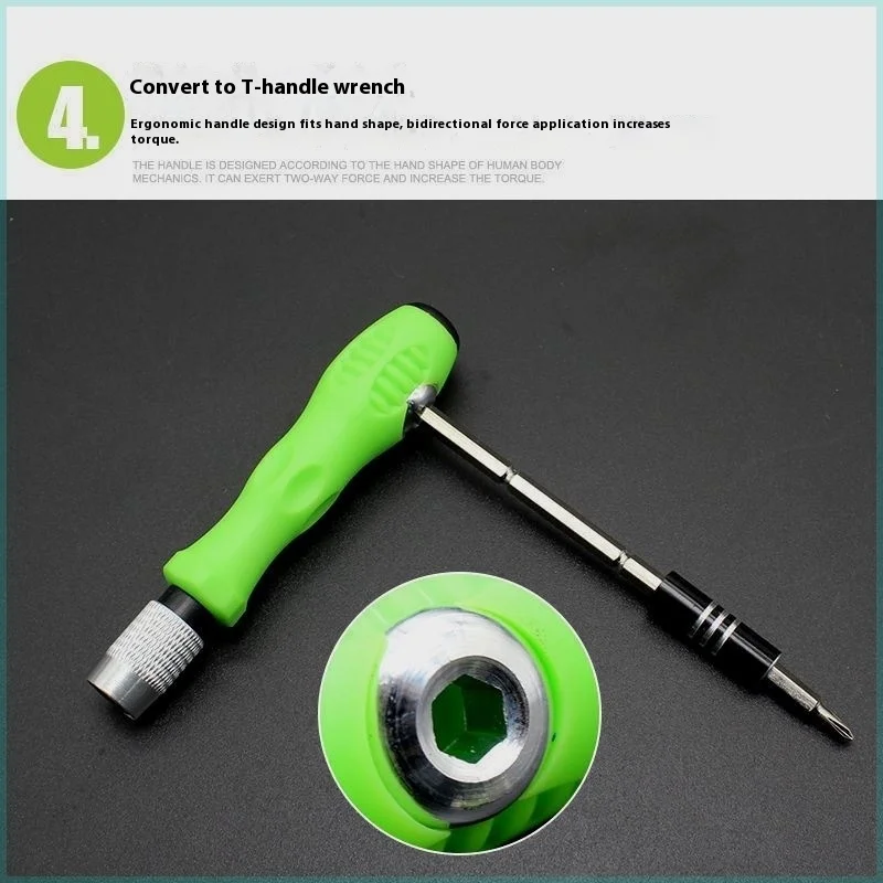 

32-in-1 Multifunctional Screwdriver Set Universal Tool Kit with Cross Inner Hexagonal Plum Blossom Triangle Y-Shape
