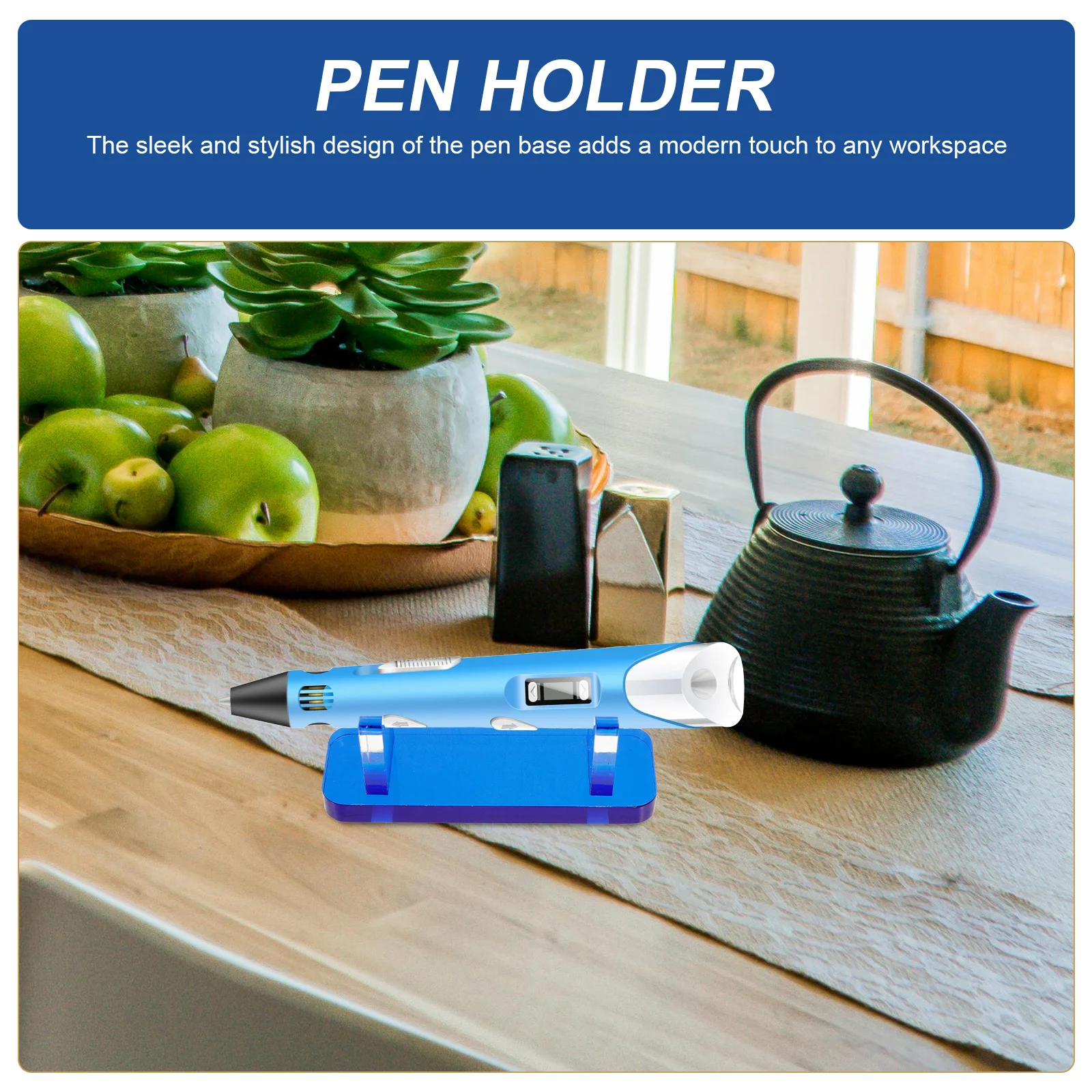 

Acrylic 3D Printing Pen Base Stable Holder Stand Storage Display Rack for Desk Workspace Organizer 3D Pen Display Stand