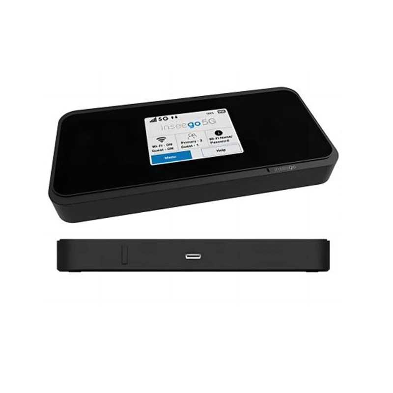 New Unlock Inseego M2000B Mobile WIFI Router 2.5 Gbps Down 316Mbps 5G MiFi 2.4" Color Touchscreen Pocket Hotspot Sim Card Slot