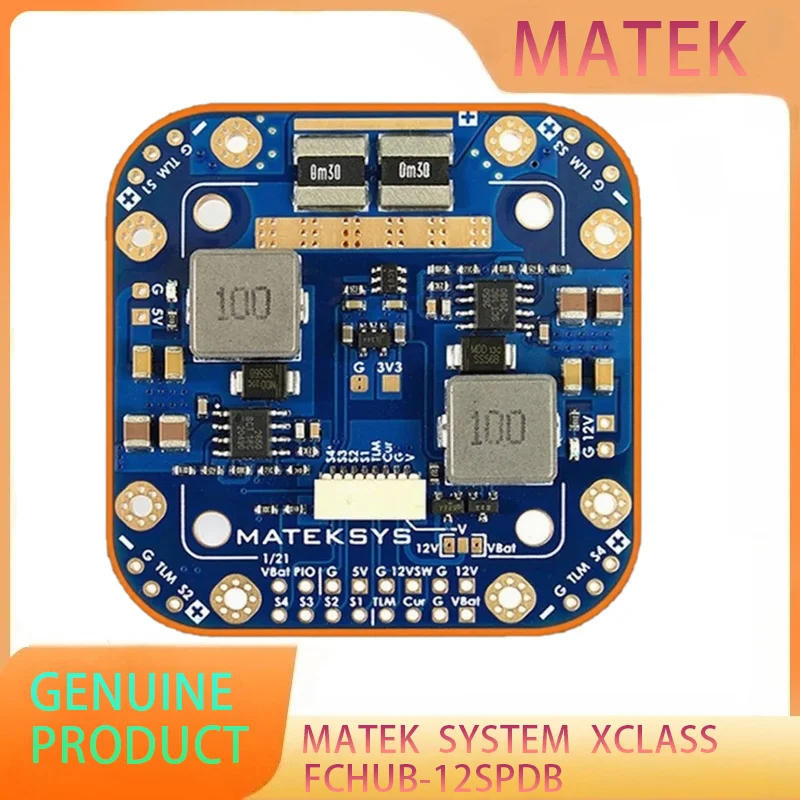 

Matek XCLASS PDB FCHUB-12S V2 Board 5V 12V Output Current Sensor 3-12S Lipo for RC Drone FPV Quadcopter