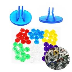 50pcs Plastic Stand for 2mm Paper Card Dice RPG DND Board Game Accessories Components Party Family