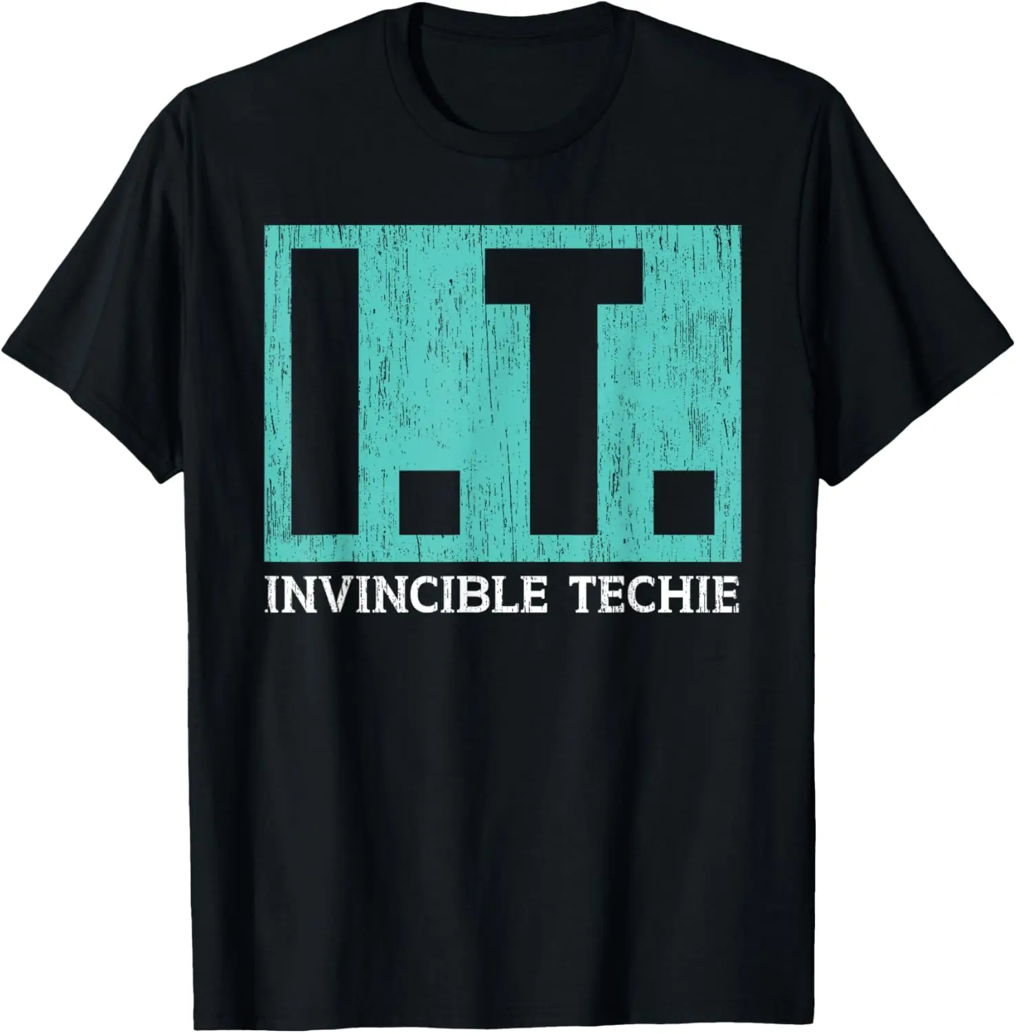 

Специалистская компьютерная футболка Invincible Techie Information Technology