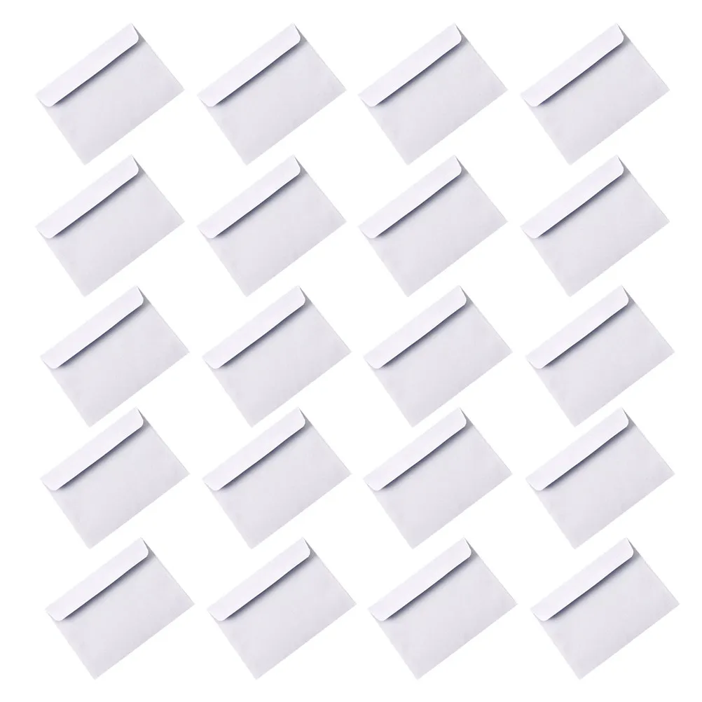 

100Pcs Self-Sealing Security Pattern Business Envelopes White Privacy Protection Office Use Letter Size Mailing Document