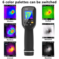 Infrared Thermal Imager Handheld 300000 Pixels Thermal Imaging Camera USB Rechargeable with Colorful Display, 0.01-1 Emissivity