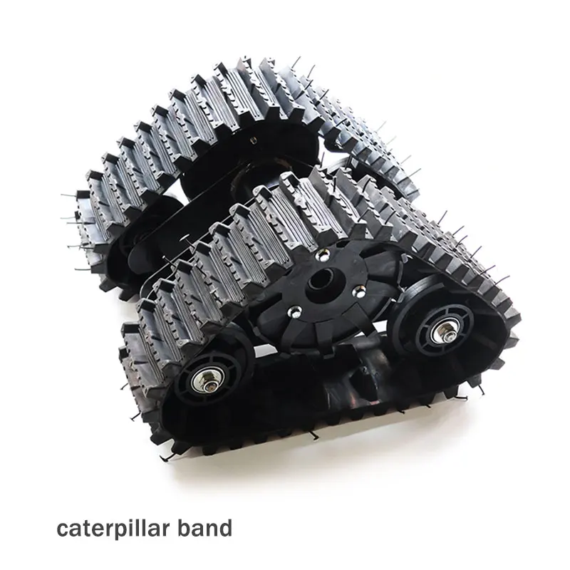 مسارات رمل الثلج للدراجات النارية مجموعة العجلات الخلفية مسارات مطاطية على الجليد للدراجة الترابية على الطرق الوعرة ATV #2