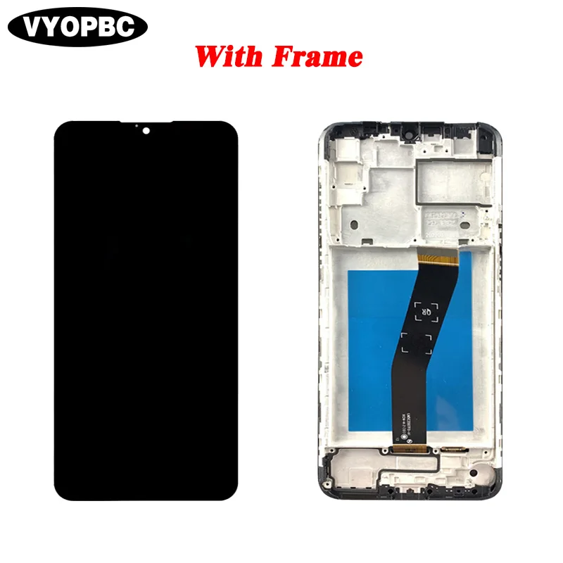 For ALCATEL 1S 2021 Original LCD Display With Frame Panel Digitizer Assembly Repair Replacement Parts 6025H 6025D Touch Screen