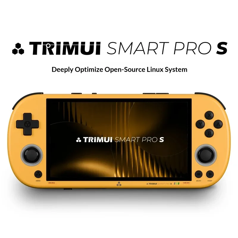 Trimui Smart Pro S وحدة تحكم بجهاز لعب محمول 4.96 بوصة IPS شاشة نظام لينكس عصا التحكم RGB الإضاءة Smartpros ريترو لعبة فيديو الهدايا #1