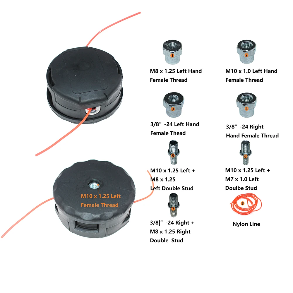 Trimmer Head For RedMax BK436FL BC245A BC260DM BC260DMU BC340DWM BC340FW BC431DWM BCD20 FCF01 BC2601S BC3400DW BC440DW BC430DWM