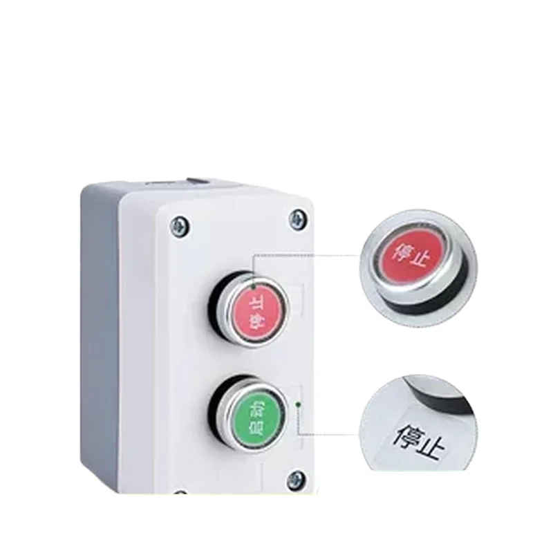 Push button switch control box, emergency stop indicator to start and stop waterproof elevator industry